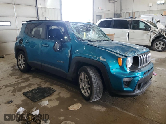 2020 Jeep Renegade Sport with VIN ZACNJAA13LPL94704, listed as a Copart auction lot 65293964 with 37,609 mi miles and Salvage Title. Bid and sale history available at DreamBid. Image 4.