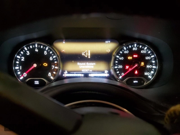 2021 Jeep Renegade Trailhawk with VIN ZACNJDC10MPM39680, listed as a Copart auction lot 44353225 with 48,367 mi miles and Non repairable. Bid and sale history available at DreamBid. Image 9.