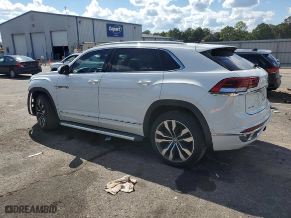 2020 Volkswagen Atlas Cross Sport 3.6L V6 SEL Premium R-Line with VIN 1V2TE2CA3LC230681, listed as a Copart auction lot 73670424 with 48,713 mi miles and Salvage Title. Bid and sale history available at carsss.com. Image 2.