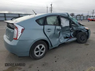 2014 Toyota Prius Four with VIN JTDKN3DUXE1813646, listed as a Copart auction lot 49413175 with 0 mi miles and Salvage Title. Bid and sale history available at carsss.com. Image 3.