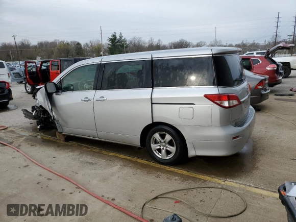 2012 Nissan Quest SL with VIN JN8AE2KP9C9039153, listed as a Copart auction lot 49385855 with 184,811 mi miles and Non Repairable. Bid and sale history available at carsss.com. Image 2.