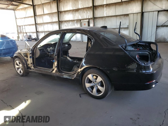 2008 BMW 5 Series 528i with VIN WBANU53508CT08730, listed as a Copart auction lot 62422873 with Not Provided miles and Salvage Title. Bid and sale history available at carsss.com. Image 2.