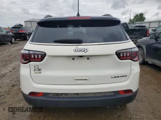 2018 Jeep Compass Limited with VIN 3C4NJCCB3JT486759, listed as a Copart auction lot 57642925 with 59,954 mi miles and Clean title. Bid and sale history available at DreamBid. Image 6.