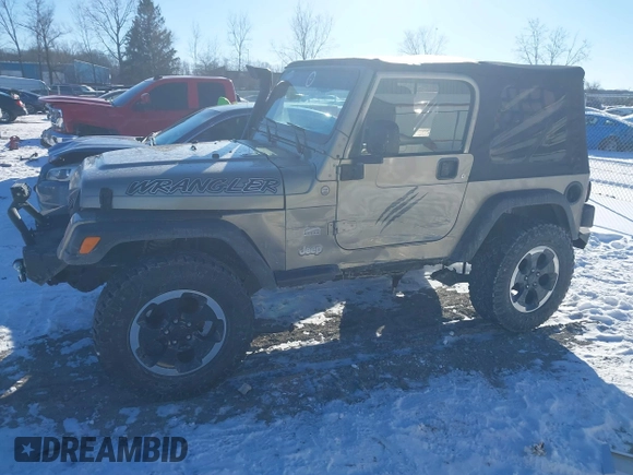 2004 Jeep Wrangler Sahara with VIN 1J4FA59S94P731123, listed as a IAAI auction lot 41288284 with 138,515 mi miles and . Bid and sale history available at DreamBid. Image 14.