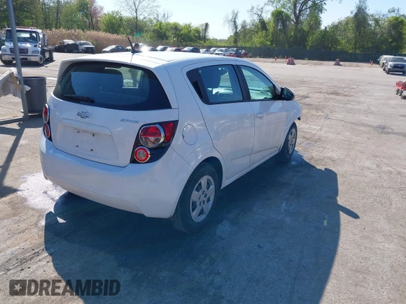 2014 Chevrolet Sonic LS with VIN 1G1JA6SH3E4196824, listed as a IAAI auction lot 42099058 with 66,584 mi miles and . Bid and sale history available at DreamBid. Image 4.