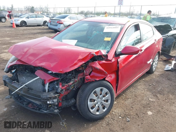 2017 Hyundai Accent SE with VIN KMHCT4AE2HU339316, listed as a IAAI auction lot 42044005 with 1 mi miles. Bid and sale history available at carsss.com. Image 2.