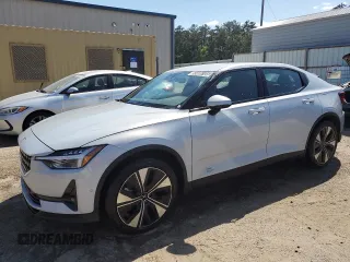2023 Polestar 2 with VIN YSMEG3KA7PL157109, listed as a Copart auction lot 53886105 with 62,222 mi miles and Clean Title. Bid and sale history available at carsss.com. Image 1.
