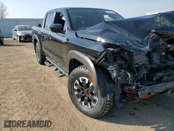 2023 Nissan Frontier Pro-4X with VIN 1N6ED1EK9PN653818, listed as a Copart auction lot 50932735 with 55,466 mi miles and Salvage title. Bid and sale history available at DreamBid. Image 10.