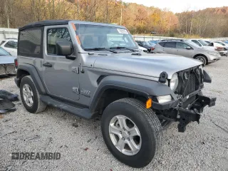 2021 Jeep Wrangler Sport S with VIN 1C4GJXAN6MW542771, listed as a Copart auction lot 78093614 with 26,675 mi miles and Salvage Title. Bid and sale history available at DreamBid. Image 4.
