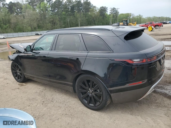 2018 Land Rover Range Rover Velar R-Dynamic HSE with VIN SALYM2RV2JA748674, listed as a Copart auction lot 50843565 with 55,695 mi miles and Salvage Title. Bid and sale history available at carsss.com. Image 2.