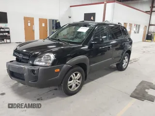 2007 Hyundai Tucson SE with VIN KM8JN12D07U568047, listed as a IAAI auction lot 41932254 with 160,052 mi miles. Bid and sale history available at carsss.com. Image 2.