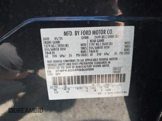 2024 Ford Edge SE с VIN 2FMPK4G94RBB20508, выставлен на аукционе IAAI как лот 42643533 с пробегом 8 858 миль миль и . История ставок и продаж доступна на DreamBid. Изображение 9.