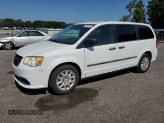 2014 Ram Cargo Van Tradesman with VIN 2C4JRGAG4ER346127, listed as a Copart auction lot 65166704 with 47,859 mi miles and Salvage Title. Bid and sale history available at carsss.com. Image 1.