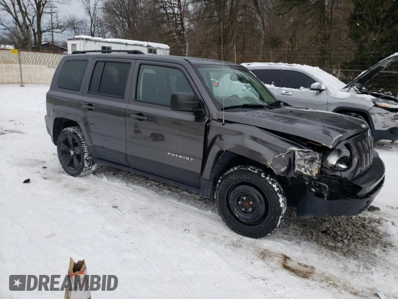 2017 Jeep Patriot Latitude with VIN 1C4NJPFB7HD131242, listed as a Copart auction lot 88113685 with 113,640 mi miles and Salvage Title. Bid and sale history available at DreamBid. Image 4.