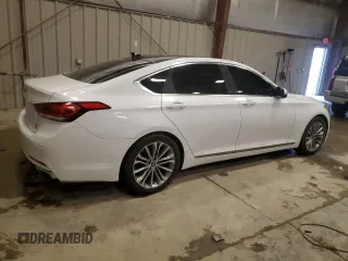 2017 Genesis G80 3.8L with VIN KMHGN4JE8HU203249, listed as a Copart auction lot 51466455 with 72,790 mi miles and Clean Title. Bid and sale history available at DreamBid. Image 3.