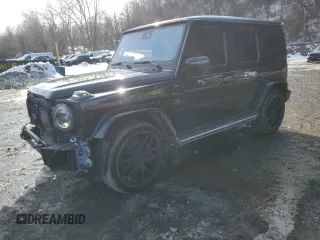 2020 Mercedes-Benz G AMG G 63 with VIN WDCYC7HJ2LX337694, listed as a Copart auction lot 46080185 with 64,412 mi miles and Salvage Title. Bid and sale history available at carsss.com. Image 1.