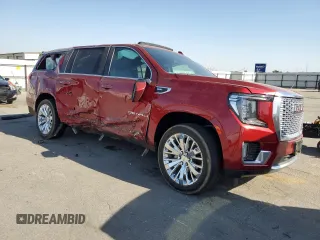 2021 GMC Yukon XL Denali with VIN 1GKS1JKL9MR486798, listed as a Copart auction lot 69707274 with 55,649 mi miles and Salvage Title. Bid and sale history available at carsss.com. Image 4.