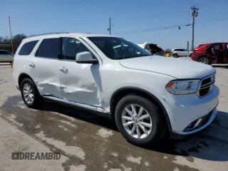 2019 Dodge Durango SXT Plus with VIN 1C4RDHAGXKC582177, listed as a Copart auction lot 48433275 with 83,862 mi miles and Salvage Title. Bid and sale history available at DreamBid. Image 4.