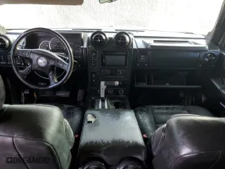 2005 Hummer H2 SUT with VIN 5GRGN22U05H116639, listed as a Copart auction lot 75496634 with 106,012 mi miles and Non Repairable. Bid and sale history available at carsss.com. Image 8.