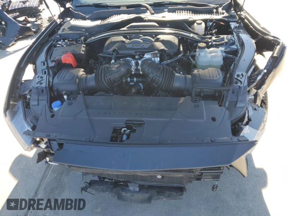 2024 Ford Mustang GT Premium with VIN 1FAGP8FF0R5101792, listed as a Copart auction lot 81476584 with 2,373 mi miles and Salvage title. Bid and sale history available at DreamBid. Image 11.