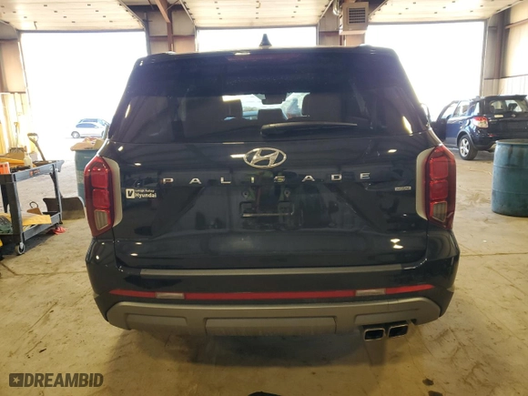 2024 Hyundai Palisade SEL with VIN KM8R4DGEXRU803016, listed as a Copart auction lot 45404435 with 11,807 mi miles and Salvage Title. Bid and sale history available at carsss.com. Image 6.