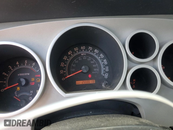 2008 Toyota Tundra with VIN 5TFBV54198X044771, listed as a Copart auction lot 58296815 with 288,619 mi miles and Salvage title. Bid and sale history available at DreamBid. Image 9.