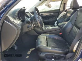2017 Infiniti Q50 Red Sport 400 with VIN JN1FV7AP7HM850585, listed as a Copart auction lot 57649675 with 83,936 mi miles and Salvage title. Bid and sale history available at DreamBid. Image 7.