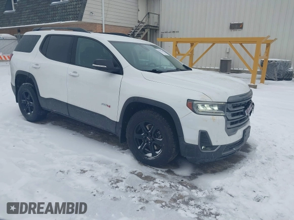2021 GMC Acadia AT4 with VIN 1GKKNLLS7MZ218872, listed as a IAAI auction lot 41292136 with 41,332 mi miles and . Bid and sale history available at DreamBid. Image 1.