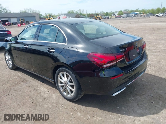 2021 Mercedes-Benz A 220 with VIN W1K3G4FB3MJ274131, listed as a IAAI auction lot 42203870 with 61,964 mi miles and . Bid and sale history available at DreamBid. Image 3.