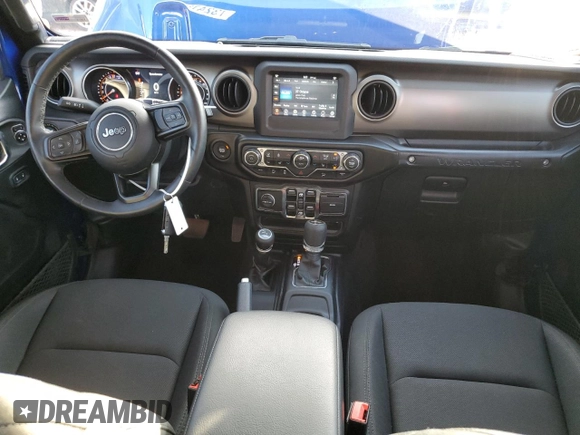 2020 Jeep Wrangler Unlimited Willys with VIN 1C4HJXDG0LW264742, listed as a Copart auction lot 73247804 with 31,745 mi miles and Salvage title. Bid and sale history available at DreamBid. Image 8.