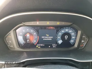 2020 Audi Q3 Premium with VIN WA1AECF38L1024869, listed as a Copart auction lot 46295685 with 124,720 mi miles and Salvage Title. Bid and sale history available at carsss.com. Image 9.