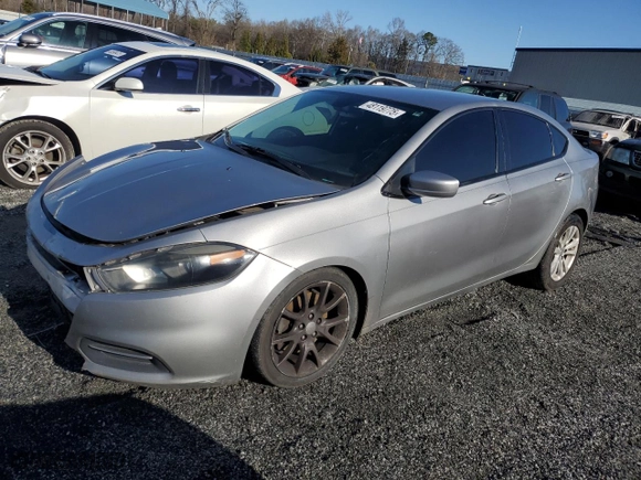 2015 Dodge Dart SE with VIN 1C3CDFAA0FD433495, listed as a Copart auction lot 48119775 with 217,638 mi miles and Salvage Title. Bid and sale history available at carsss.com. Image 1.