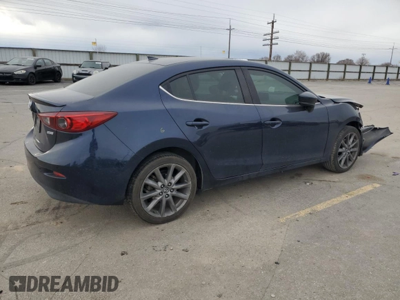2018 Mazda 3 Touring with VIN 3MZBN1V32JM267882, listed as a Copart auction lot 48735085 with 53,742 mi miles and Salvage Title. Bid and sale history available at carsss.com. Image 3.
