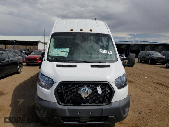 2022 Ford Transit with VIN 1FTRS4X89NKA20893, listed as a Copart auction lot 70315974 with 86 mi miles and Clean Title. Bid and sale history available at DreamBid. Image 5.