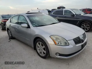 2004 Nissan Maxima SE with VIN 1N4BA41E24C896335, listed as a Copart auction lot 75113624 with 0 mi miles and Salvage Title. Bid and sale history available at carsss.com. Image 4.