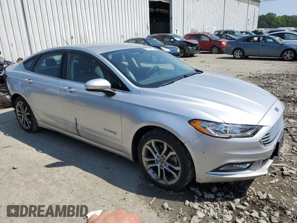 2017 Ford Fusion Hybrid SE with VIN 3FA6P0LU1HR403281, listed as a Copart auction lot 61362815 with 73,107 mi miles and Salvage title. Bid and sale history available at DreamBid. Image 4.