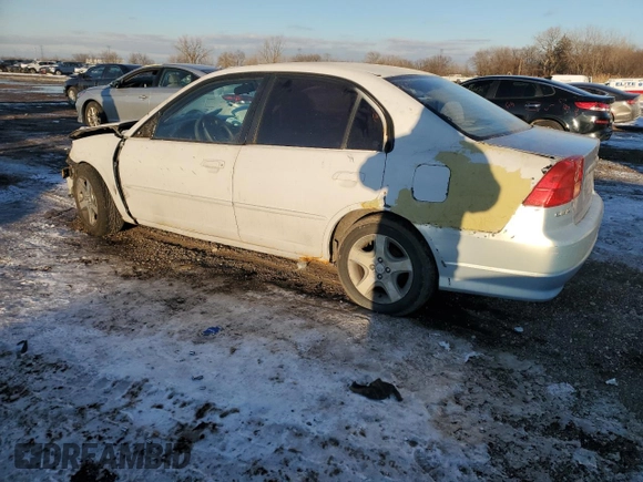 2004 Honda Civic EX with VIN JHMES26724S000767, listed as a Copart auction lot 45299155 with Not Provided miles and Salvage Title. Bid and sale history available at DreamBid. Image 2.