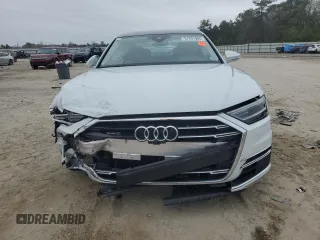 2021 Audi A8 with VIN WAU8DAF82MN021237, listed as a Copart auction lot 87891985 with 21,867 mi miles and Salvage Title. Bid and sale history available at carsss.com. Image 5.