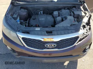 2013 Kia Sorento EX with VIN 5XYKU3A60DG343229, listed as a Copart auction lot 52210945 with 193,362 mi miles and Salvage Title. Bid and sale history available at carsss.com. Image 12.