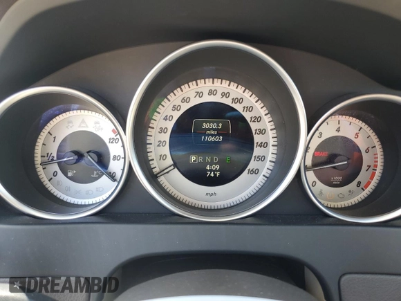2014 Mercedes-Benz C 250 Sport with VIN WDDGF4HB0EA933110, listed as a Copart auction lot 55139615 with 110,603 mi miles and Salvage Title. Bid and sale history available at DreamBid. Image 9.