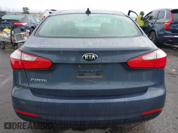 2016 Kia Forte LX with VIN KNAFK4A66G5564020, listed as a IAAI auction lot 41816809 with 106,150 mi miles. Bid and sale history available at carsss.com. Image 16.