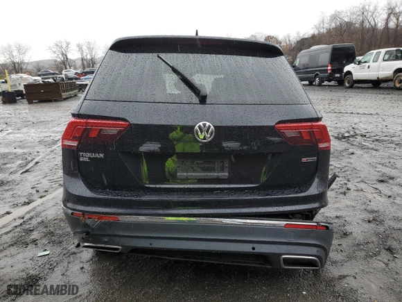 2021 Volkswagen Tiguan SE with VIN 3VV2B7AX5MM002564, listed as a Copart auction lot 81815144 with 0 mi miles and Non Repairable. Bid and sale history available at carsss.com. Image 6.