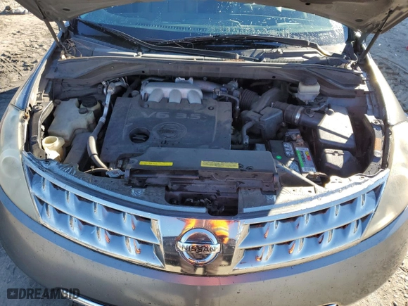 2006 Nissan Murano SE with VIN JN8AZ08W56W543566, listed as a Copart auction lot 84254074 with 167,505 mi miles and Salvage Title. Bid and sale history available at carsss.com. Image 12.