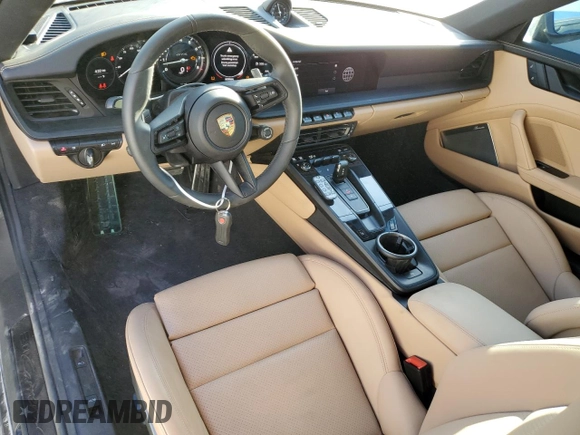 2024 Porsche 911 Carrera S with VIN WP0AB2A9XRS218472, listed as a Copart auction lot 76996354 with 1,155 mi miles and Salvage Title. Bid and sale history available at carsss.com. Image 8.