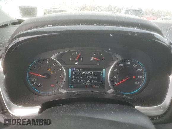 2018 Chevrolet Traverse LT Leather with VIN 1GNEVHKW7JJ203476, listed as a Copart auction lot 46107065 with 107,842 mi miles and Salvage Title. Bid and sale history available at carsss.com. Image 9.