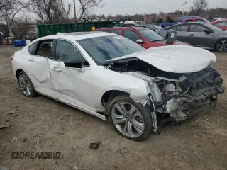 2021 Acura TLX w/Technology Package with VIN 19UUB6F45MA011831, listed as a Copart auction lot 46622925 with 51,058 mi miles and Salvage Title. Bid and sale history available at carsss.com. Image 4.