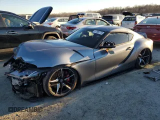 2022 Toyota GR Supra 3.0 with VIN WZ1DB0C08NW053820, listed as a Copart auction lot 41366175 with 13,429 mi miles and Salvage Title. Bid and sale history available at carsss.com. Image 1.