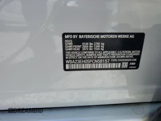 2023 BMW 7 Series 740i z VIN WBA23EH05PCN58157, wystawiony jako Copart lot #49460585 z przebiegiem Nie podano mil oraz Szkoda całkowita • Salvage title. Historia ofert i sprzedaży dostępna na DreamBid. Obrazek 12.
