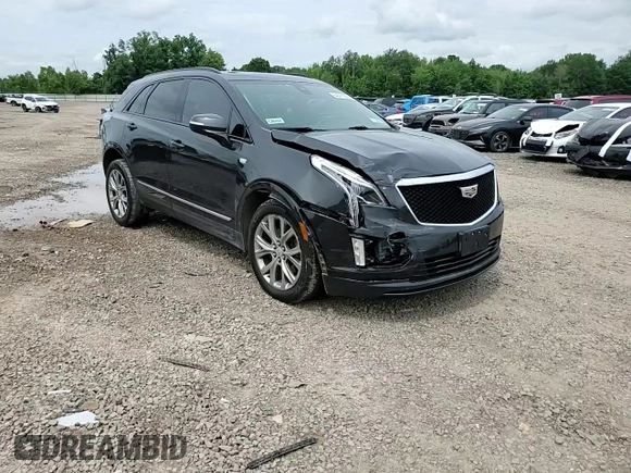 2020 Cadillac XT5 Sport AWD with VIN 1GYKNGRSXLZ161151, listed as a Copart auction lot 64041905 with 37,468 mi miles and Salvage title. Bid and sale history available at DreamBid. Image 14.