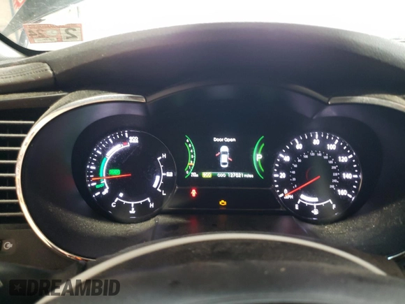 2013 Kia Optima Hybrid LX with VIN KNAGM4AD9D5060618, listed as a Copart auction lot 72752864 with 127,521 mi miles and Salvage Title. Bid and sale history available at carsss.com. Image 9.